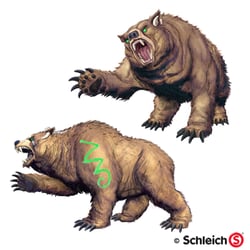 Schleich Höhlenbär – Concept Art