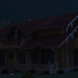 holzhaus visualisierung
