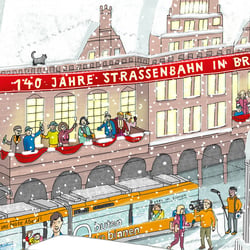 Illustration Wimmelbild BSAG