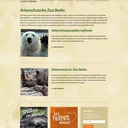 Screenshot – Textbeispiel Artenschutz Zoo Berlin