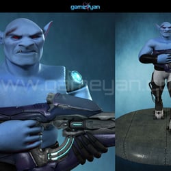 3d Goblin Kreatur Charakteranimation