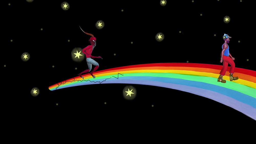Satan bricht den Regenbogen