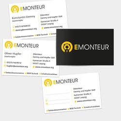 Visitenkarten für EMonteur