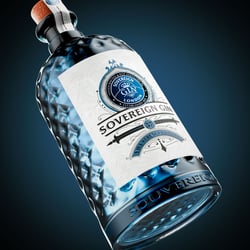 Souvereign Gin 3D Productvisual