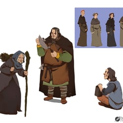 Character Clean Ups für Ken Folletts Die Säulen der Erde