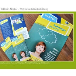 IHK Rhein-Neckar – Wettbewerb Weiterbildung…Gestaltung Plakat und Flyer