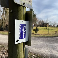 Wanderwegsmarkierung Grenzweg
