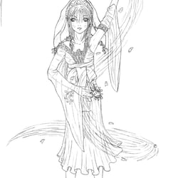 mystic Witch – Zeichnung (Kugelschreiber)