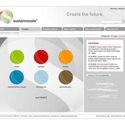sustainnovate.eu | Konzept, Screendesign | Fraunhofer Insitiut UMSICHT