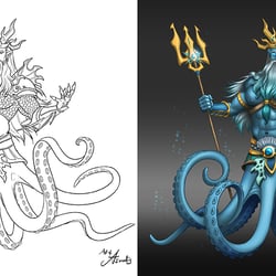 skin design für „Summoners War“ character