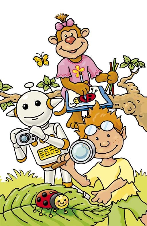 „Die kleine Seh- und Denkschule“, Cover-Illustration