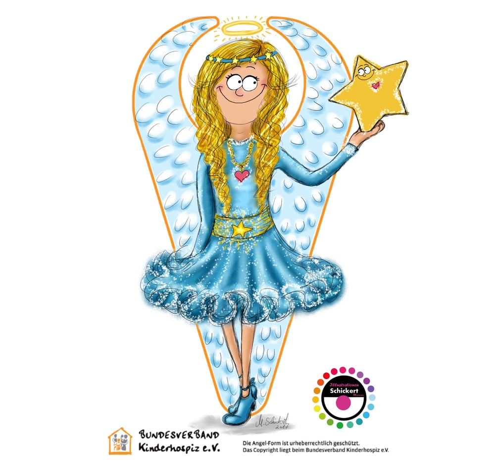 Angel Kampagne Jubiläum Bundesverband Kinderhospiz e.V./ Botschafterin