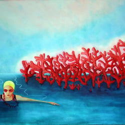 Carol (Acrylix on Linen1,30 ×0,90m)