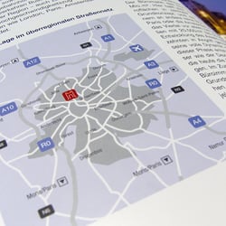 Emissionsprospekt, Detail Lageplan Verkehrsanbindung