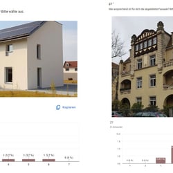 Ausschnitt einer Studie zu architektonischen Stilpräferenzen
