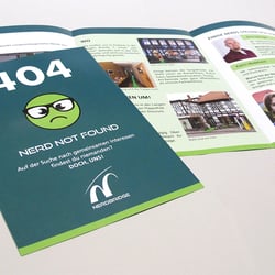 Gestaltung eines Flyers für einen Computerclub