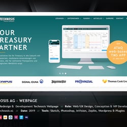 Technosis Website // Webdesign u. Umsetzung mit Wordpress