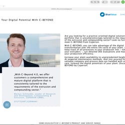 Publitek – C-Beyond – Landingpage Konzeptentwurf