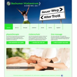 Bochumer Vitalzentrum – Web Design