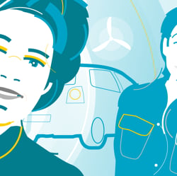 Vektorillustration und Flat Design
