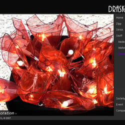 Stoff Dekoration