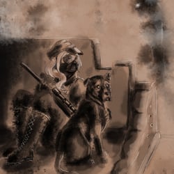 #2 The Girl and her Dog