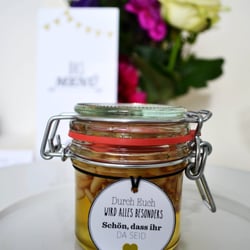 Hochzeits-Papeterie | Polkadots | Geschenkanhänger
