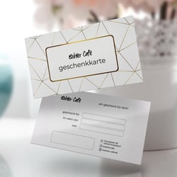 Corporate Design: Gutschein Design