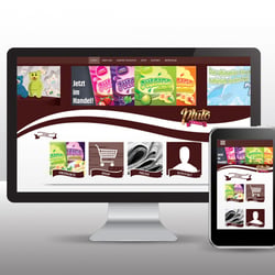 PLUTO SWEETS (Responsive Website, Deutschland)