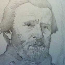U. S. Grant, preliminary drawing