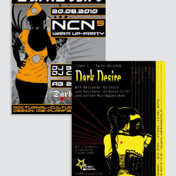 DJ BOTOX: Illustration und Flyergestaltung
