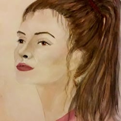 Aquarell Porträt