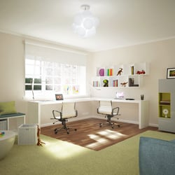 Lernen und Spielen | „Arbeitsecke“ im Kinderzimmer | Villa KASTANIEN | Alt-Meererbusch