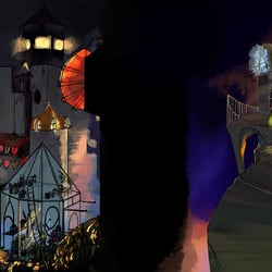 Stadt und Observatorium