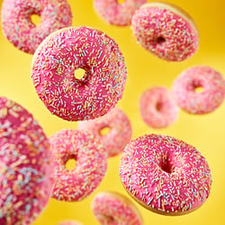 Flying Donuts – Food Key Visual