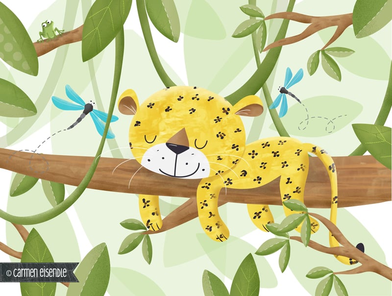 Jaguar im Dschungel