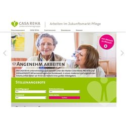 Casa Reha Recruiting-Site (http://www.casa-reha-karriere.de)
