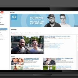 YouTube Header & Video Thumbnails gutefrage 2017
