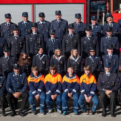 Gruppenfoto der Feuerwehr Hergensweiler, nähe Lindau am Bodensee