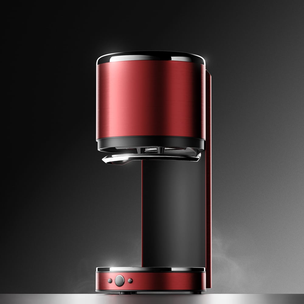 3D Rendering Kaffeemaschine