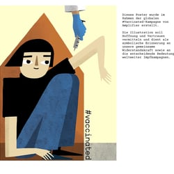 #Vaccinated Poster für Amplifier