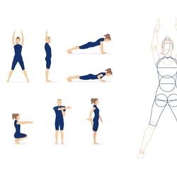 Workout Animation Characters