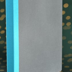 Teschner-Werkraum,  cyan,A5 Ringbuch,aufgesetzter Leinenrücken,