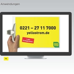 Yello Strom Logoentwicklung