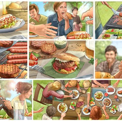 Rügenwalder_grillen_vegetarisch-illustration-storyboard-low_art