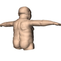 Spline-Modeling Hauptfigur