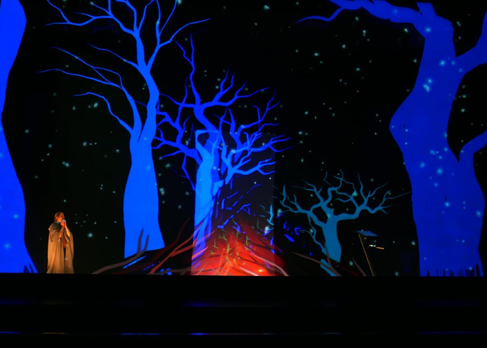 Projection Painting – Lichtkunst als Bühnenbild