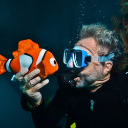 Underwater Wide Angle Portrait Photography