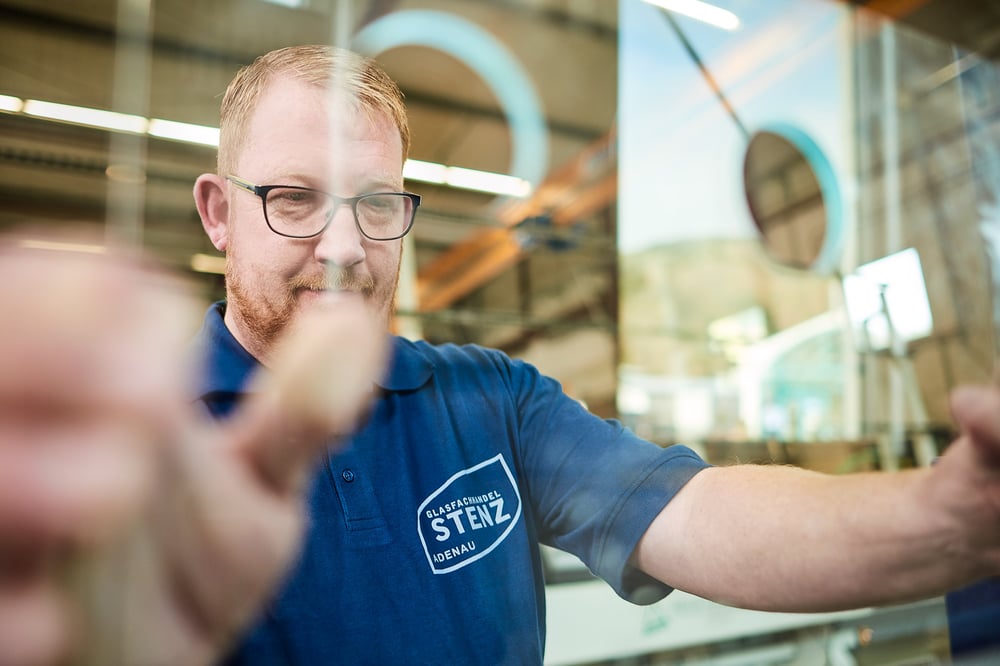 Glasfachhandel Stenz Mitarbeiterfotos für Website