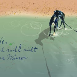 Ne, ich will nicht ins Wasser.